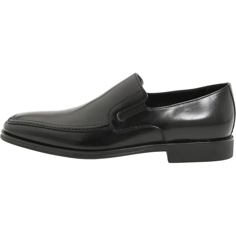 Bruno Magli Raging Loafers Men's US 14 Black Leather Slip On Dress Shoes ZPO2126 - Picture 3 of 14